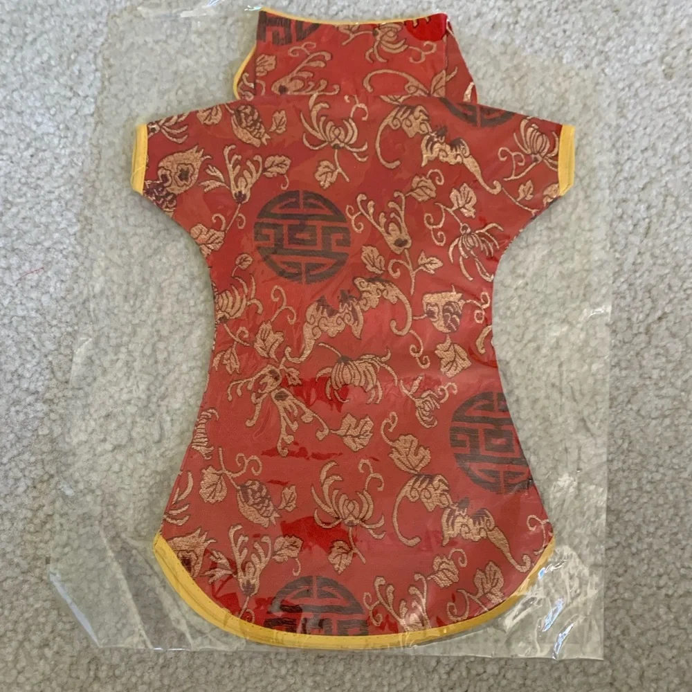NWT Vintage Chinese Silk Brocade Wine Bottle Cover Asian Novelty 6x Variety Set